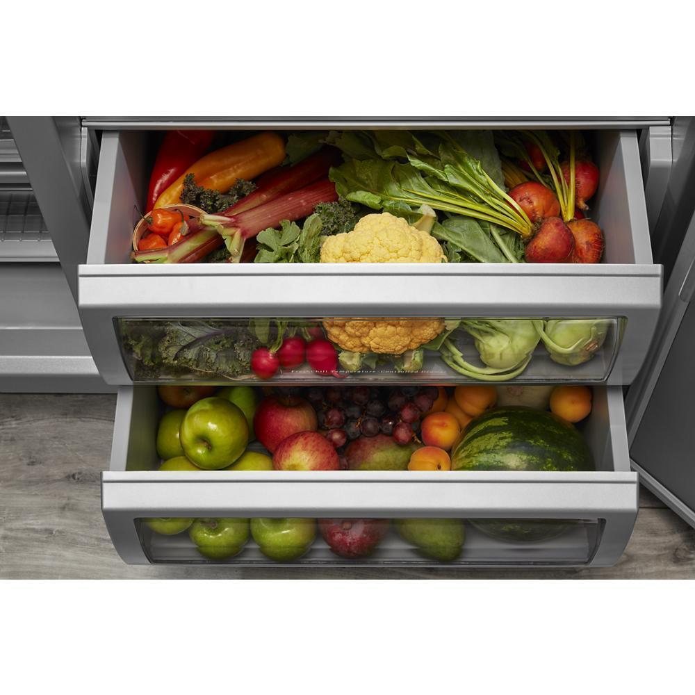 Kitchenaid KBSN702MPA 25.5 Cu Ft. 42" Built-In Side-By-Side Refrigerator With Panel-Ready Doors