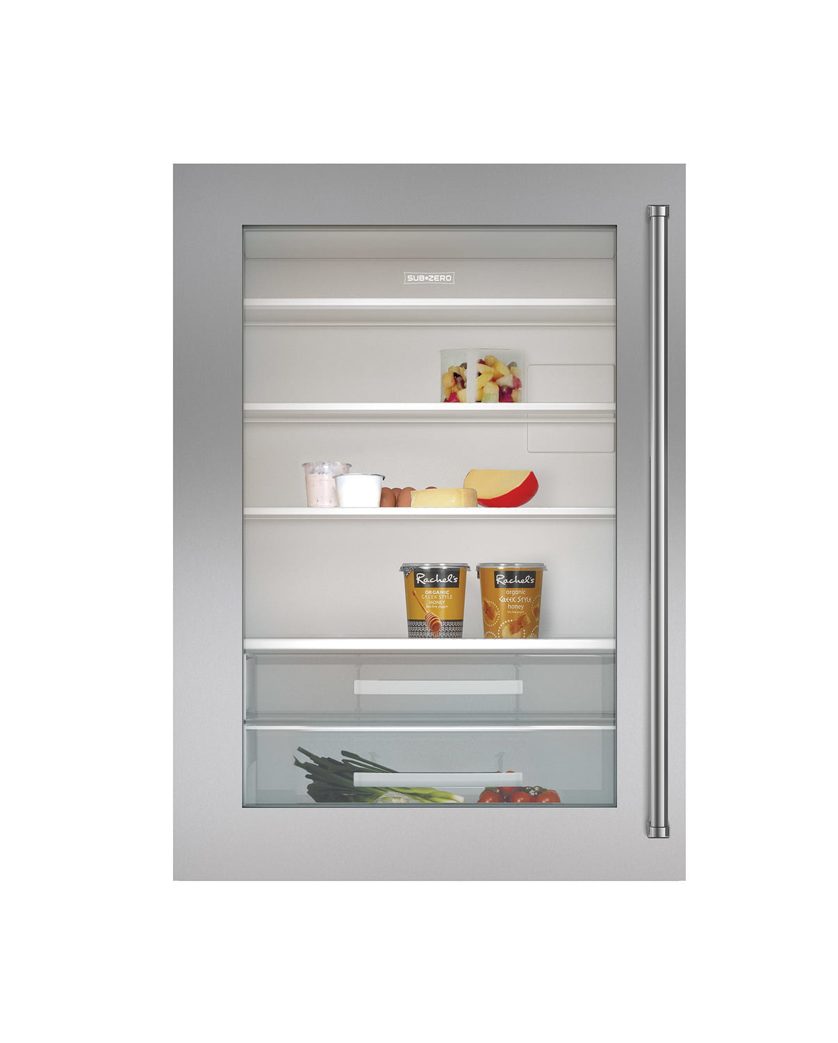 Sub-Zero 7008896 Stainless Steel Flush Inset Door Panel With Pro Handle