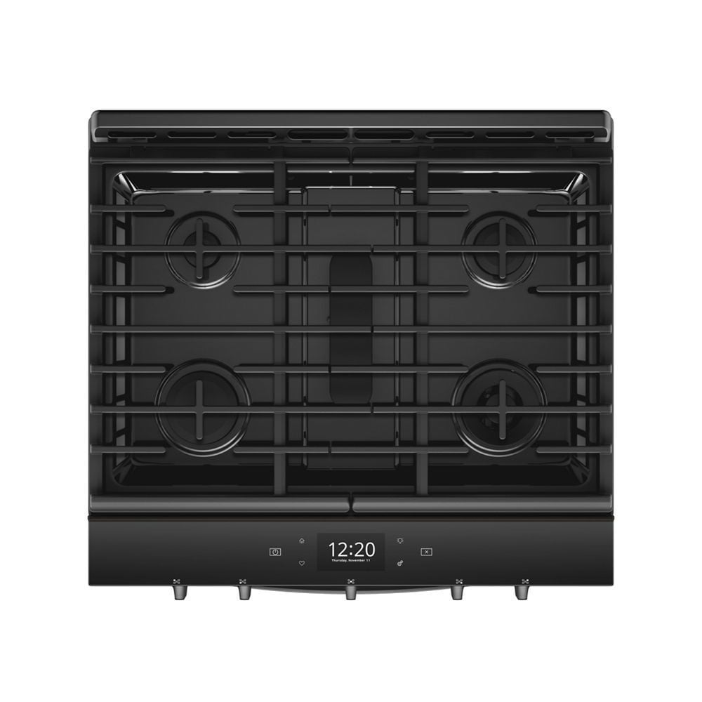 Whirlpool WEG750H0HV 5.8 Cu. Ft. Smart Slide-In Gas Range With Ez-2-Lift Hinged Cast-Iron Grates