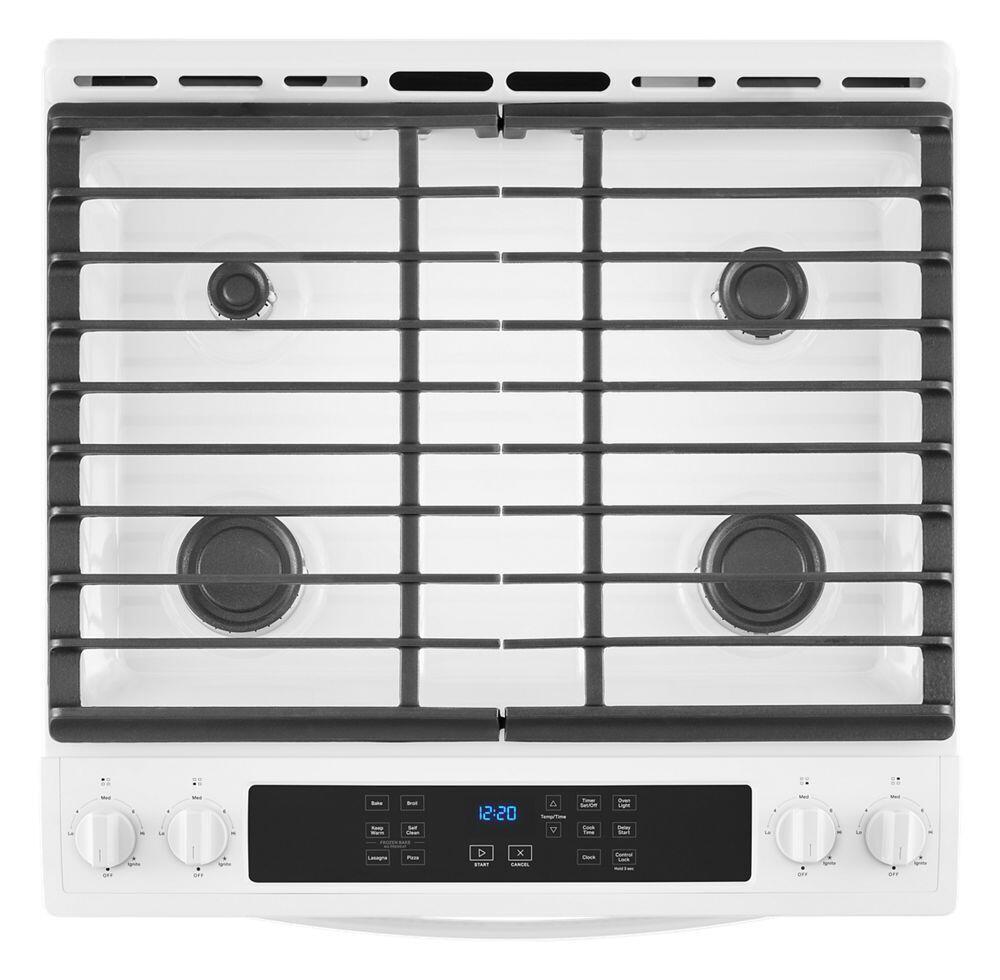 Whirlpool WEG515S0LW 5.0 Cu. Ft. Whirlpool® Gas Range With Frozen Bake™ Technology