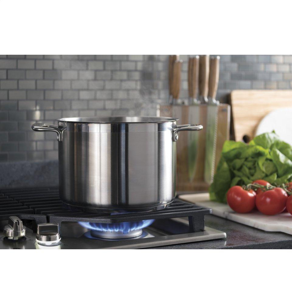 Ge Appliances PGP9030SLSS Ge Profile™ 30" Built-In Tri-Ring Gas Cooktop With 5 Burners And Included Extra-Large Integrated Griddle