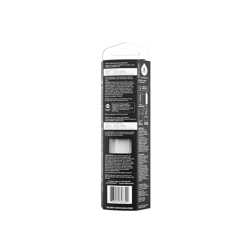 Kitchenaid KAD1RXD1 Kitchenaid Refrigerator Water Filter 1 - Kad1Rxd1 (Pack Of 1)