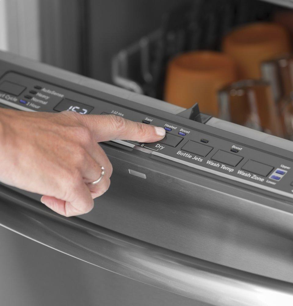 Ge Appliances GDT605PGMBB Ge® Top Control With Plastic Interior Dishwasher With Sanitize Cycle & Dry Boost