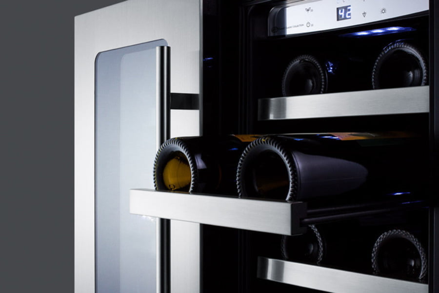 Summit CLFD24WCCSS 24" Wide Built-In Wine Cellar