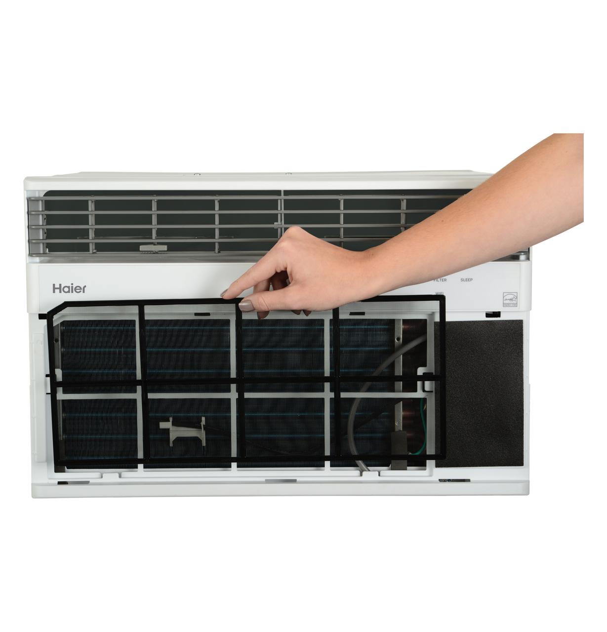 Haier QHEK12AC Haier 12,000 Btu Smart Electronic Window Air Conditioner For Large Rooms Up To 550 Sq. Ft.