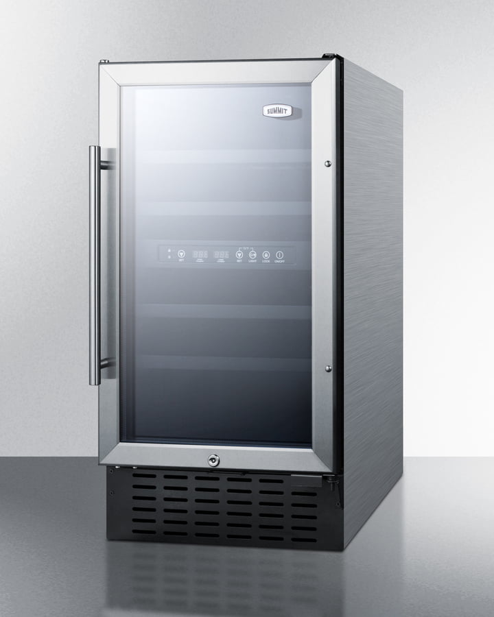 Summit SWC182ZCSSADA 18" Wide Built-In Wine Cellar, Ada Compliant