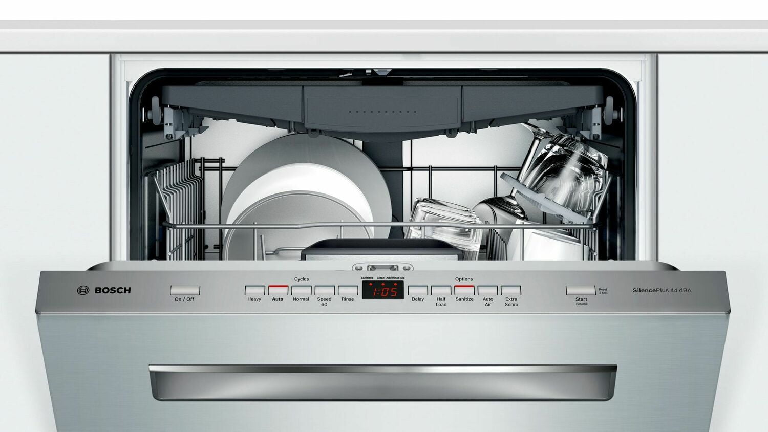 Bosch SHP865ZD5N 500 Series Dishwasher 24'' Stainless Steel Shp865Zd5N