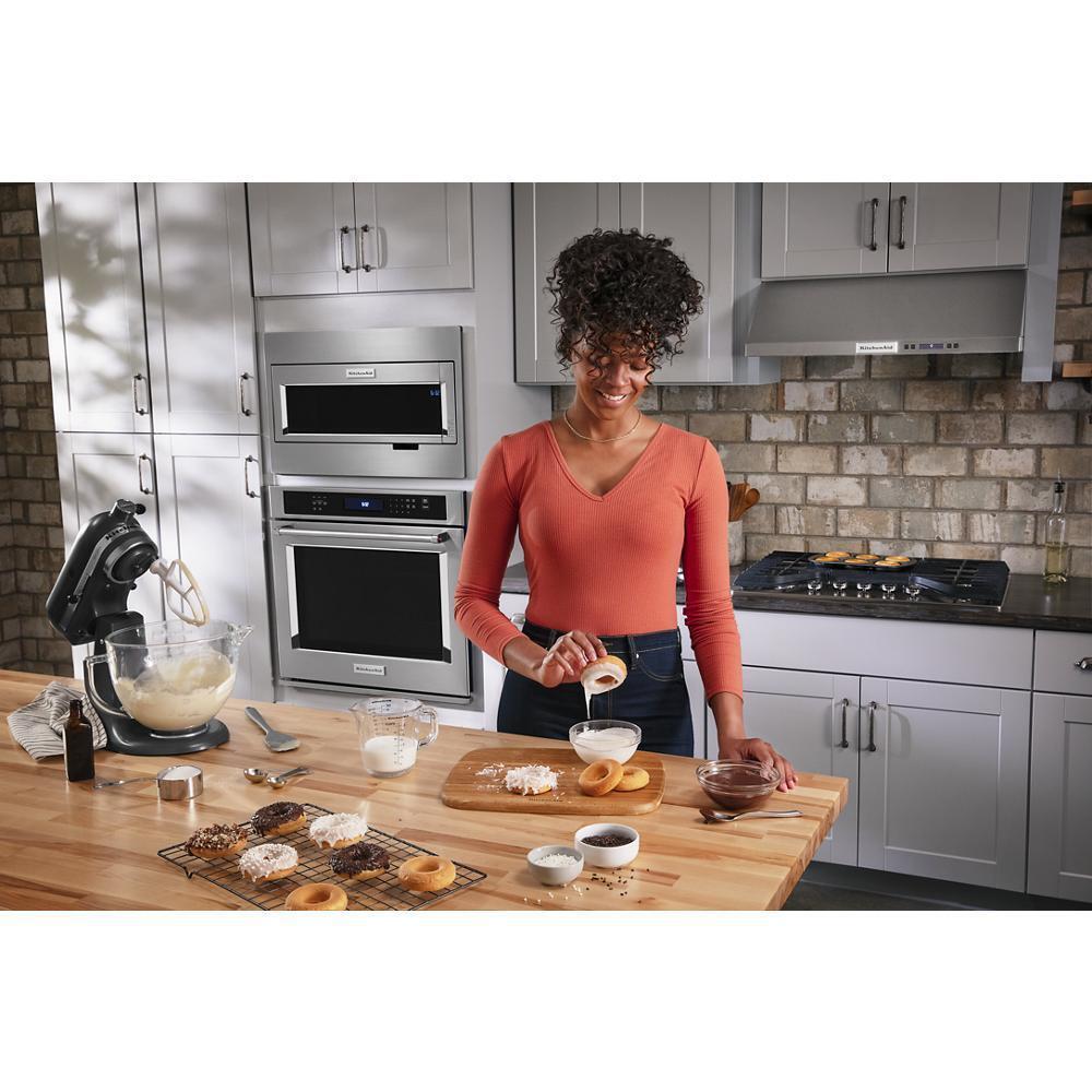 Amana W11451313 Built-In Low Profile Microwave Standard Trim Kit With Pocket Handle, Stainless Steel