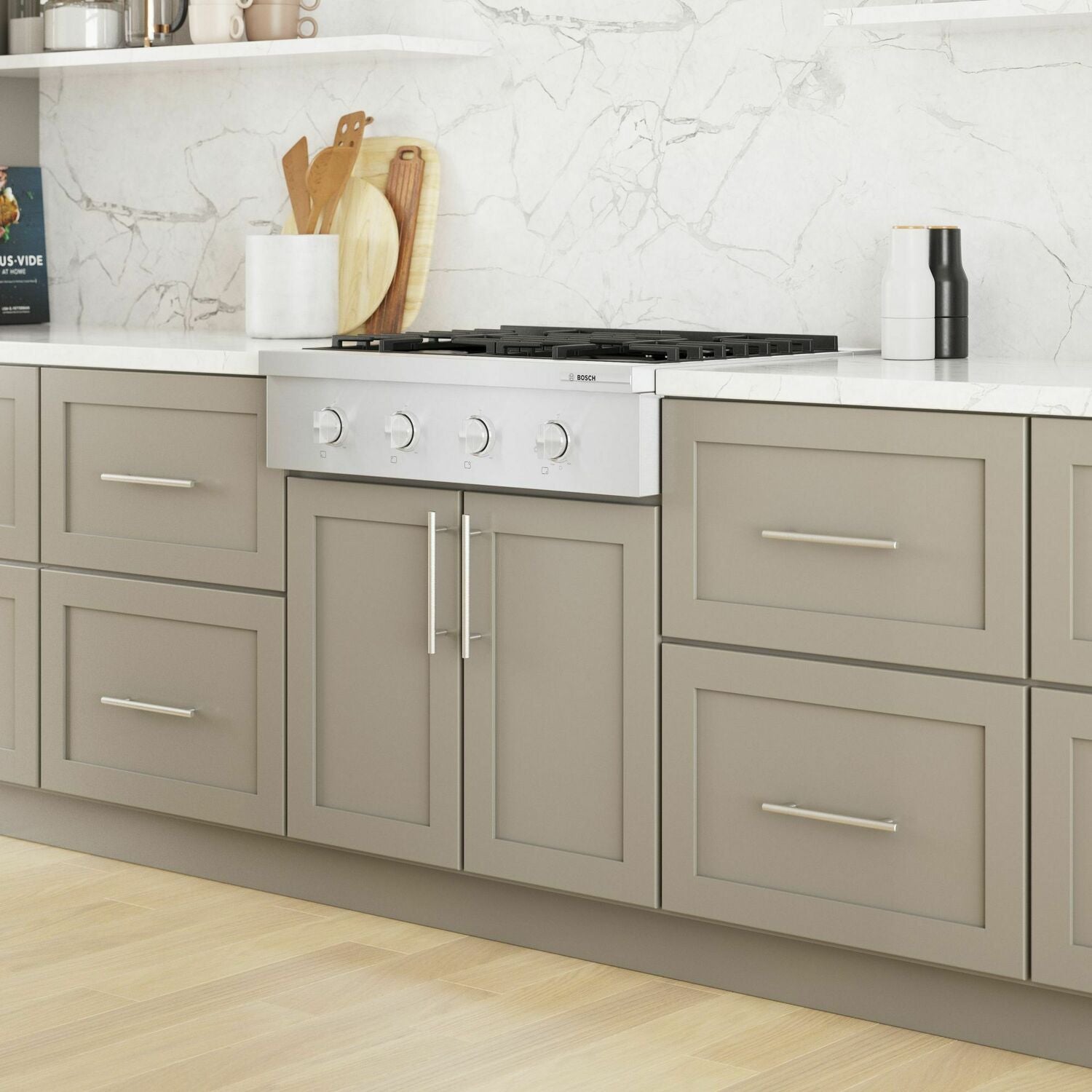 Bosch RGM8058UC 800 Series Gas Rangetop 30'' Stainless Steel Rgm8058Uc