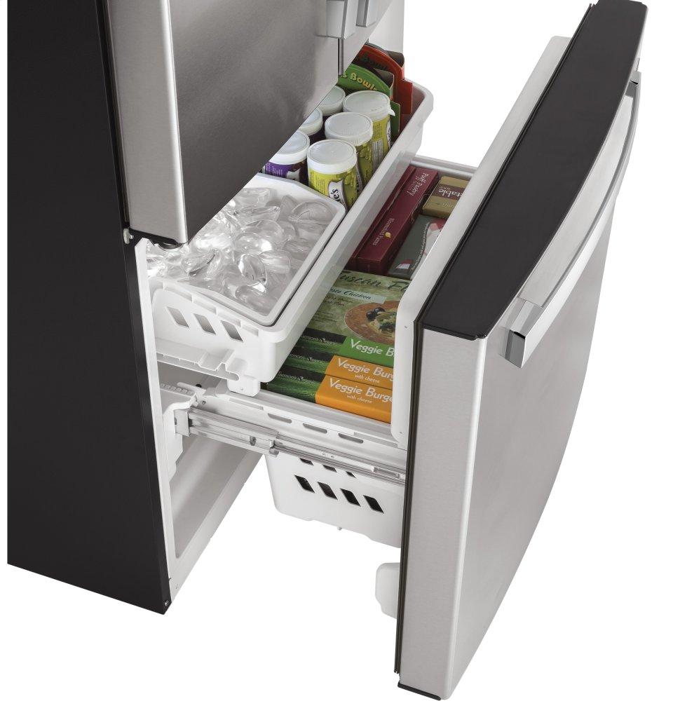 Ge Appliances GWE19JSLSS Ge® Energy Star® 18.6 Cu. Ft. Counter-Depth French-Door Refrigerator