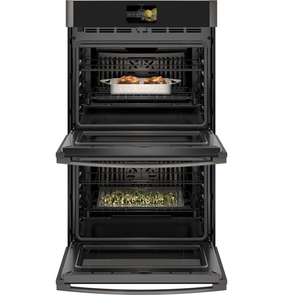 Ge Appliances PTD9000BNTS Ge Profile™ 30" Smart Built-In Convection Double Wall Oven With In-Oven Camera And No Preheat Air Fry