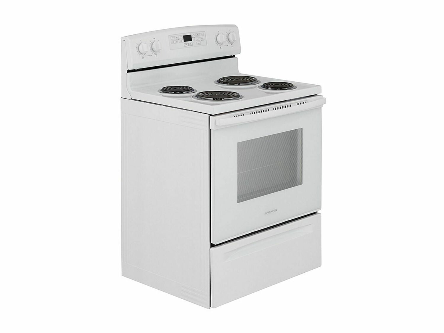 Amana ACR4503SFW 30-Inch Electric Range With Self-Clean Option - White