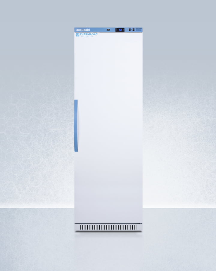 Summit ARS15PVLOCKER Performance Series Pharma-Vac 15 Cu.Ft. Upright All-Refrigerator For Vaccine Storage With 8 Interior Locking Compartments, With Antimicrobial Silver-Ion Handle And Hospital Grade Cord With 'Green Dot' Plug
