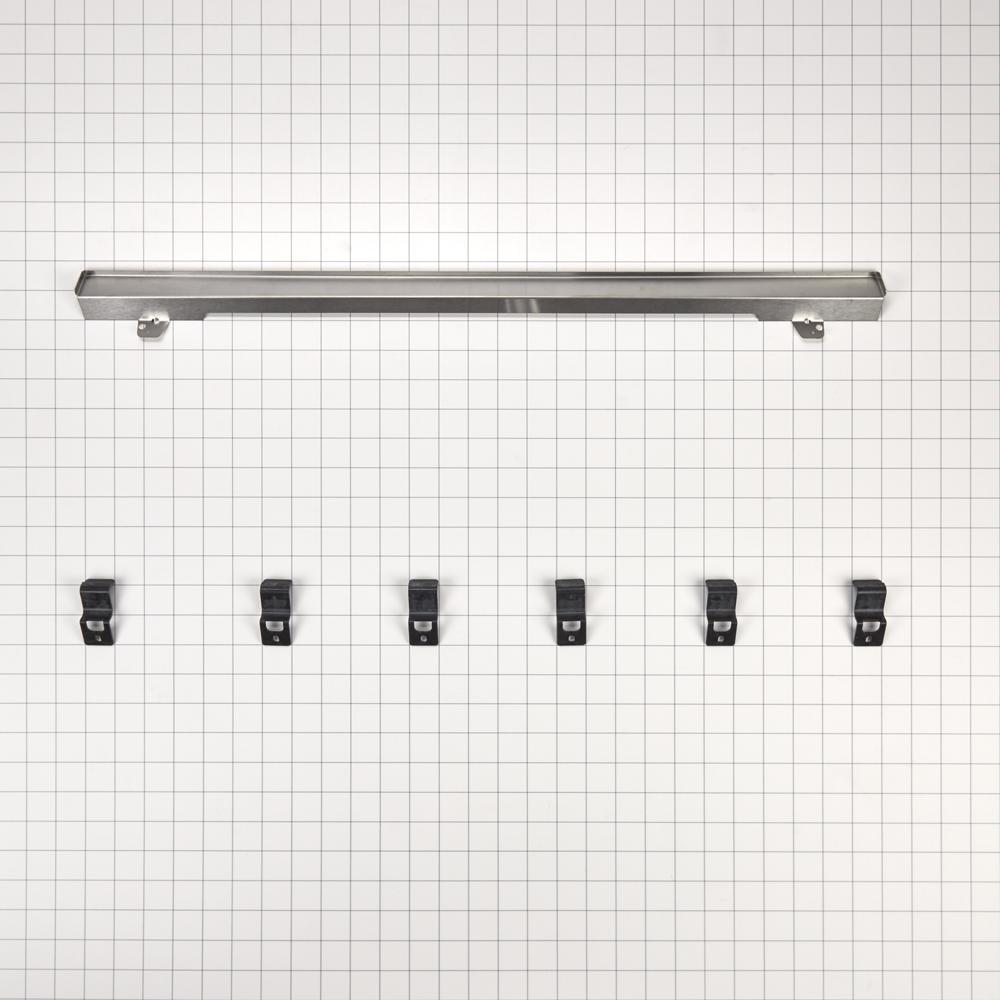 Jennair W10791228 Built-In Range Flush Installation Trim Kit, Stainless Steel