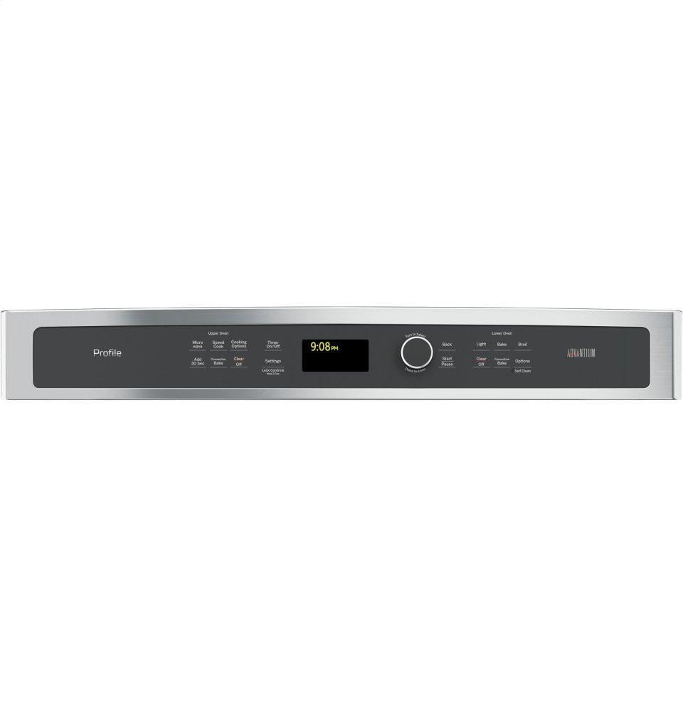 Ge Appliances PT9800SHSS Ge Profile™ 30 In. Combination Double Wall Oven With Convection And Advantium® Technology