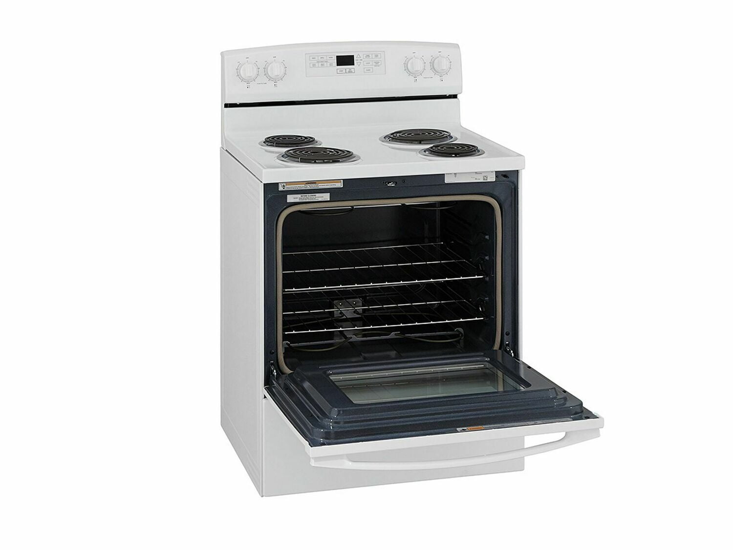 Amana ACR4503SFW 30-Inch Electric Range With Self-Clean Option - White