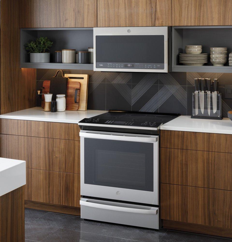 Ge Appliances PSS93YPFS Ge Profile™ 30" Smart Slide-In Electric Convection Fingerprint Resistant Range With No Preheat Air Fry