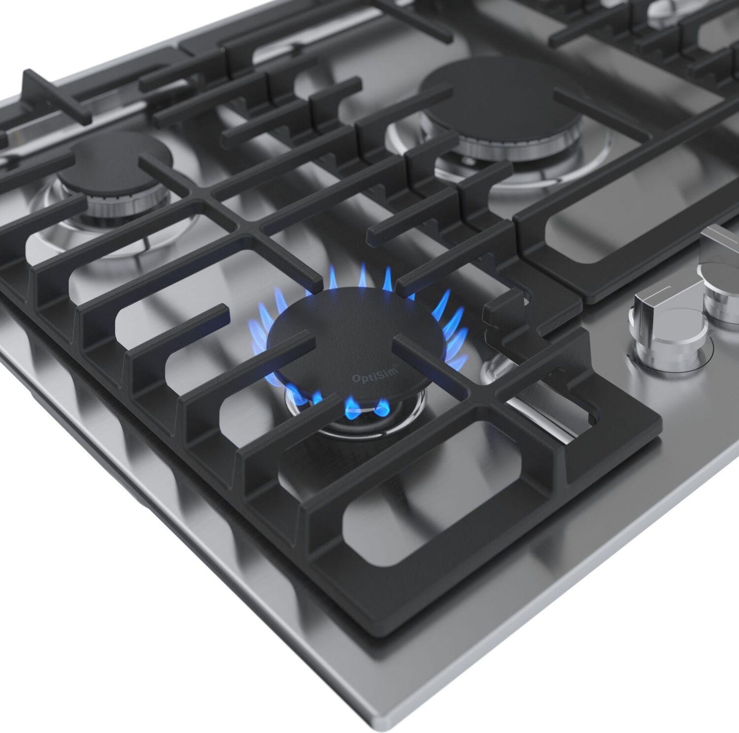 Bosch NGM5058UC 500 Series Gas Cooktop 30'' Stainless Steel Ngm5058Uc