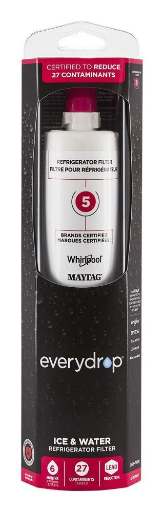 Whirlpool EDR5RXD1 Everydrop® Refrigerator Water Filter 5 - Edr5Rxd1 (Pack Of 1)