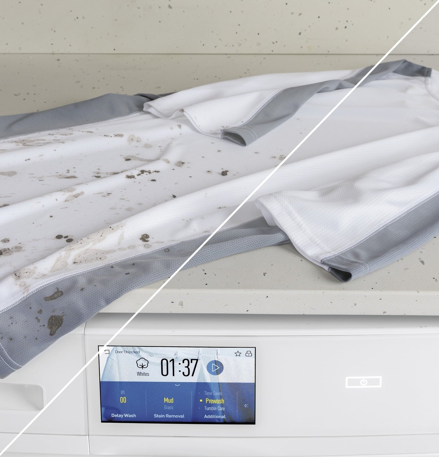 Haier QFW150SSNWW 2.4 Cu. Ft. Smart Frontload Washer