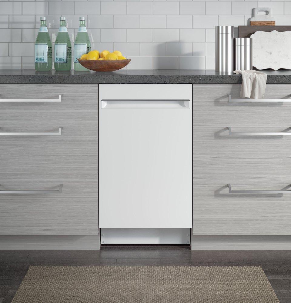 Ge Appliances PDT145SGLWW Ge Profile™ 18" Ada Compliant Stainless Steel Interior Dishwasher With Sanitize Cycle