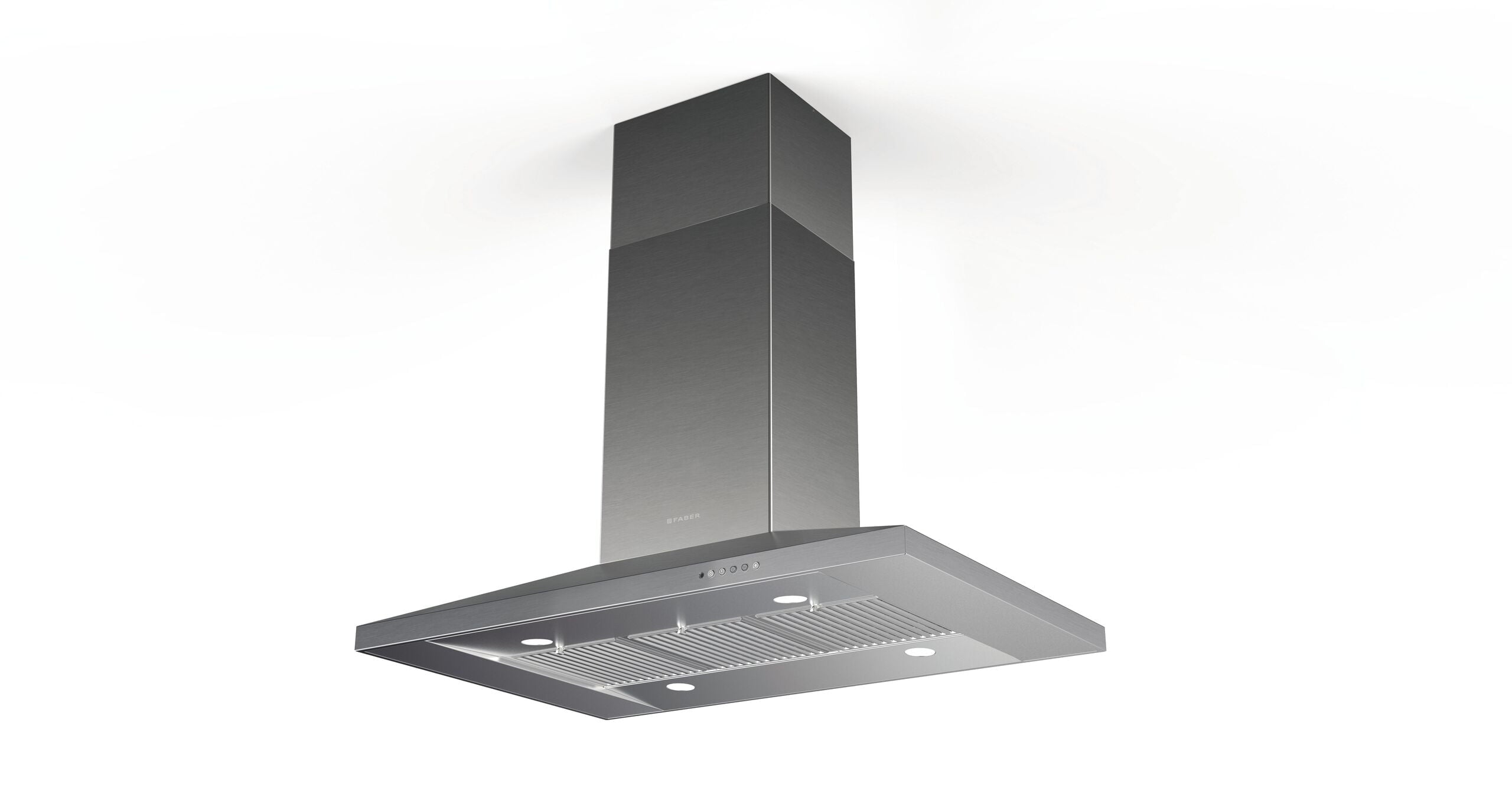 Faber DAMAIS42SSV 42" Pyramid Shape Island Hood With Variable Air Management