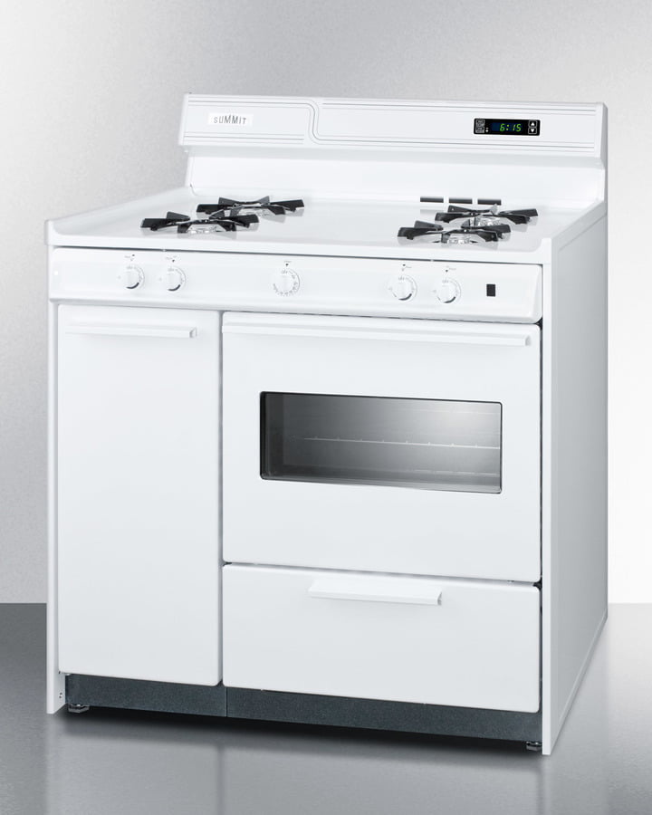 Summit WNM4307KW 36" Wide Gas Range