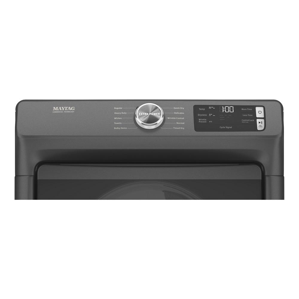 Maytag MGD5630MBK Front Load Gas Dryer With Extra Power And Quick Dry Cycle - 7.3 Cu. Ft.