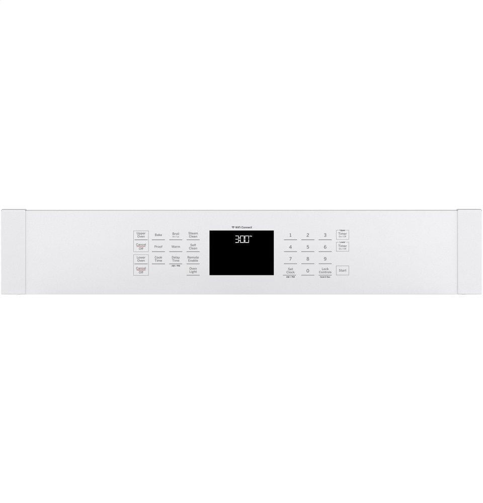 Ge Appliances JTD3000DNWW Ge® 30" Smart Built-In Self-Clean Double Wall Oven With Never-Scrub Racks