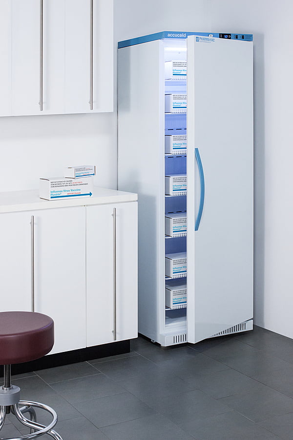 Summit ARS15PV Performance Series Pharma-Vac 15 Cu.Ft. Upright All-Refrigerator For Vaccine Storage, With Antimicrobial Silver-Ion Handle