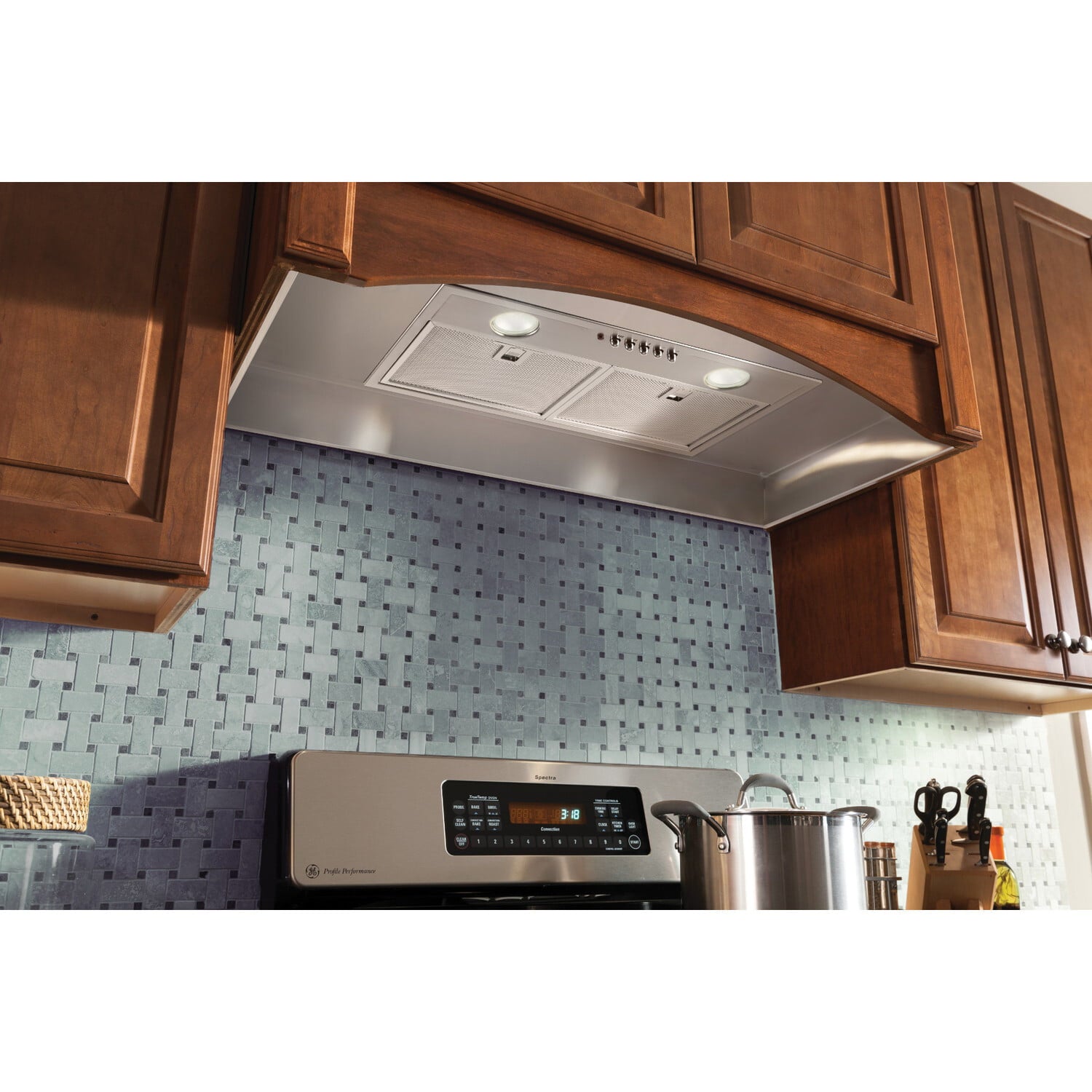 Broan PM500SS Broan® 20-1/2-Inch Custom Range Hood Power Pack, Stainless Steel, 500 Cfm