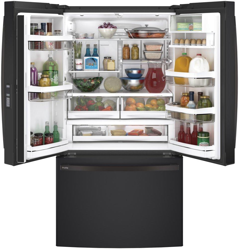 Ge Appliances PWE23KELDS Ge Profile™ Series Energy Star® 23.1 Cu. Ft. Counter-Depth French-Door Refrigerator