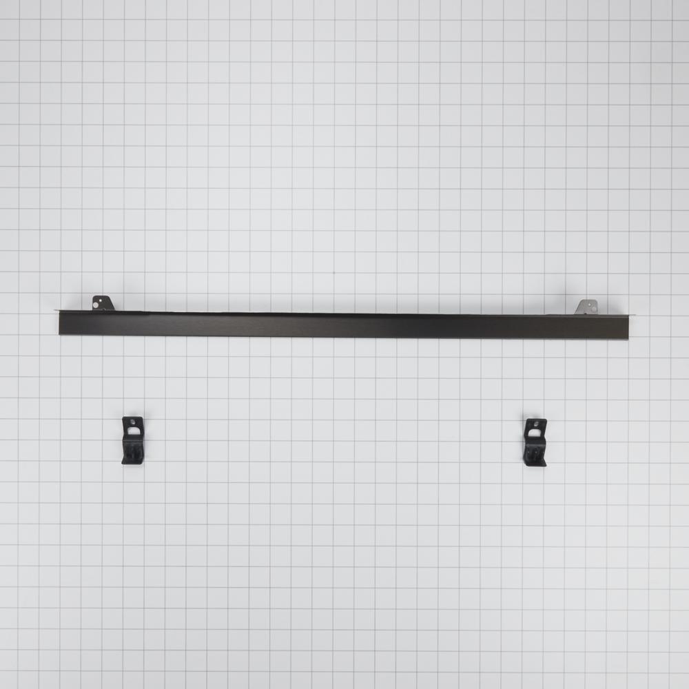 Amana W11173700 27" Built-In Range Flush Installation Trim Kit, Black/Stainless Steel