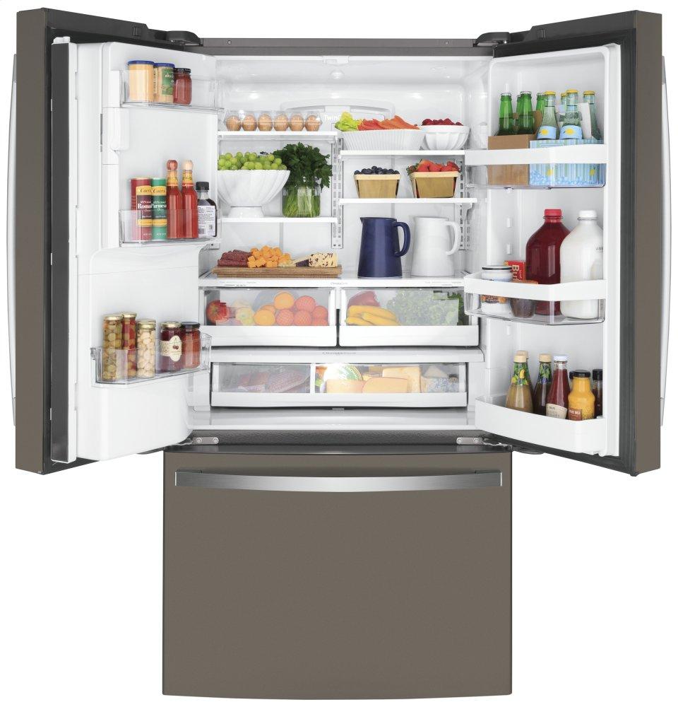 Ge Appliances GYE22GMNES Ge® Energy Star® 22.1 Cu. Ft. Counter-Depth French-Door Refrigerator
