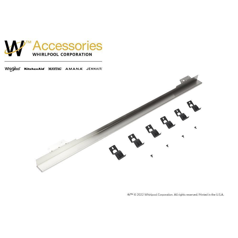 Jennair W10837579 Built-In Range Flush Installation Trim Kit, Stainless Steel
