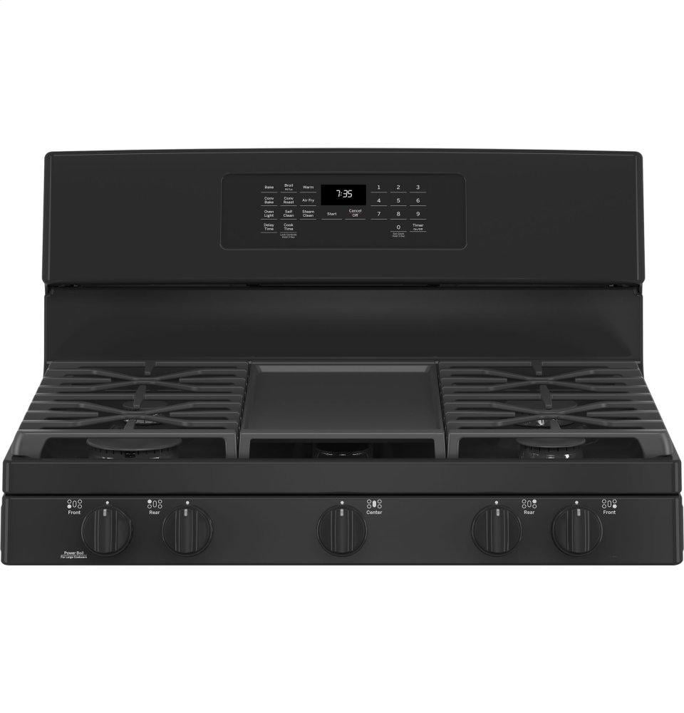 Ge Appliances JGB735DPBB Ge® 30" Free-Standing Gas Convection Range With No Preheat Air Fry