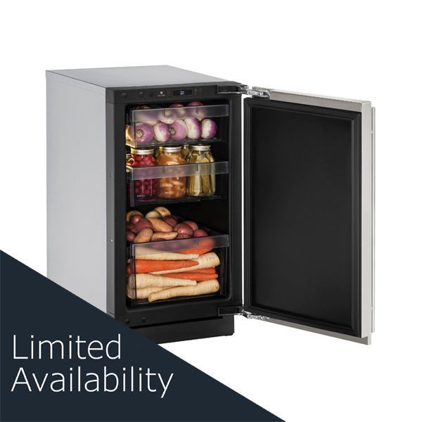 U-Line U3018RS00B 3018R 18" Refrigerator With Stainless Solid Finish And Field Reversible Door Swing (115 V/60 Hz Volts /60 Hz Hz)