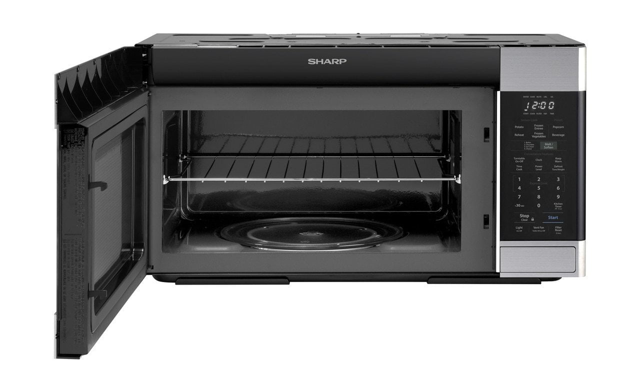 Sharp SMO1854DS 1.8 Cu. Ft. Stainless Steel 1100W Over-The-Range Microwave Oven