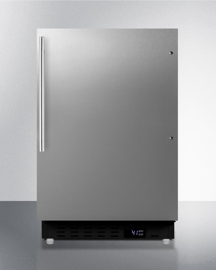 Summit ALR47BSSHV 20" Wide Built-In All-Refrigerator, Ada Compliant