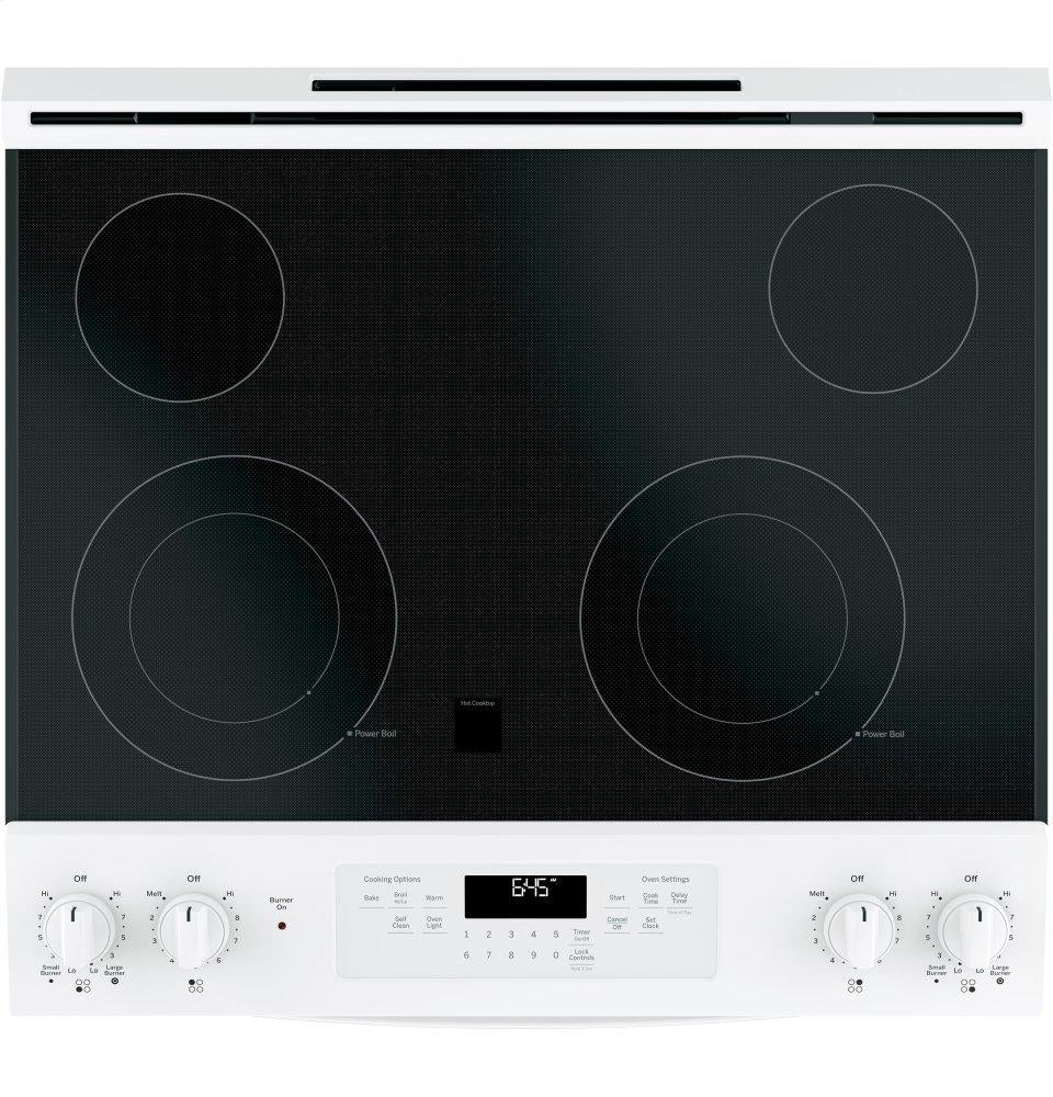 Ge Appliances JS645DLWW Ge® 30" Slide-In Electric Range