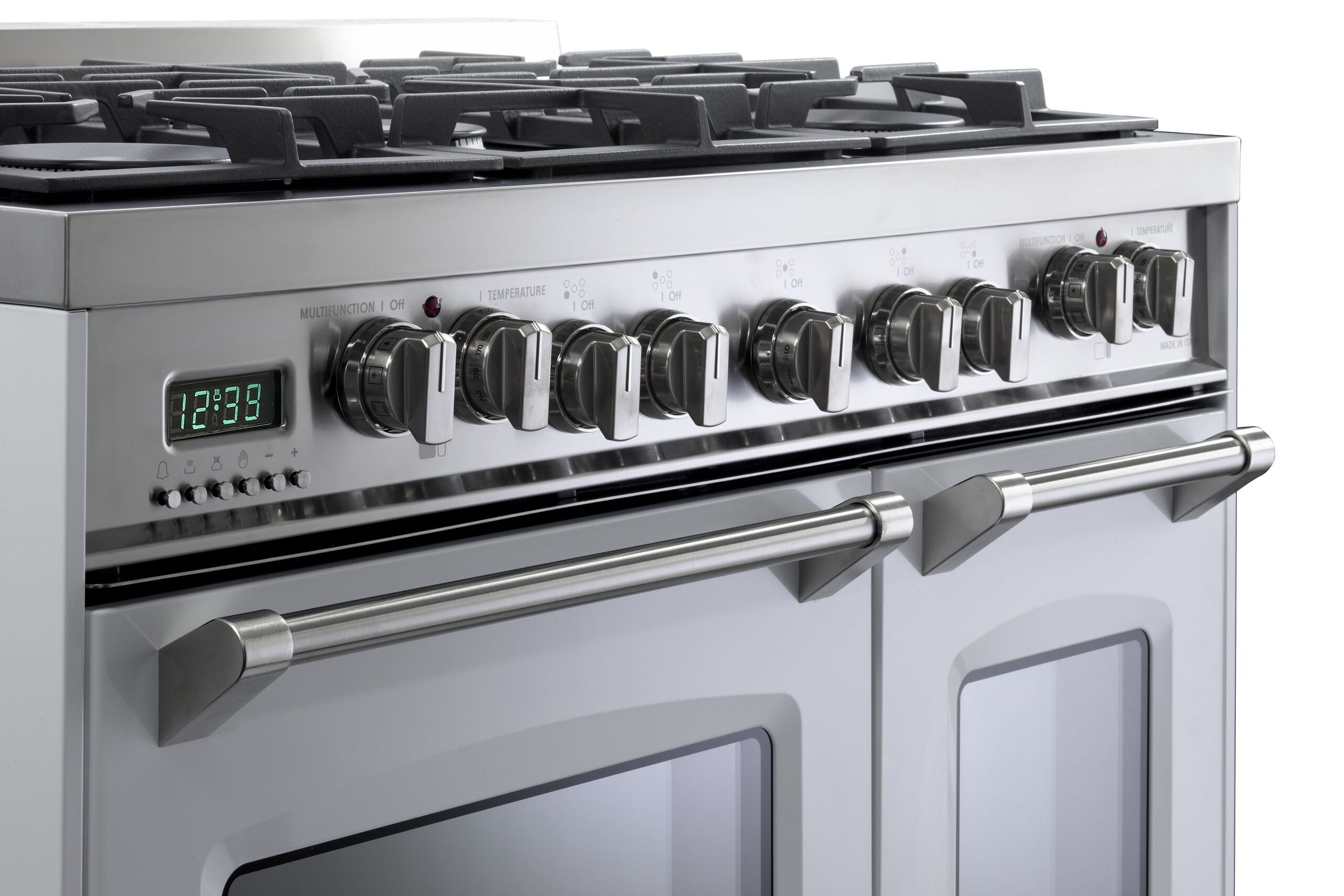 Verona VPFSGE365DW White 36" Prestige Dual Fuel Double Oven Range