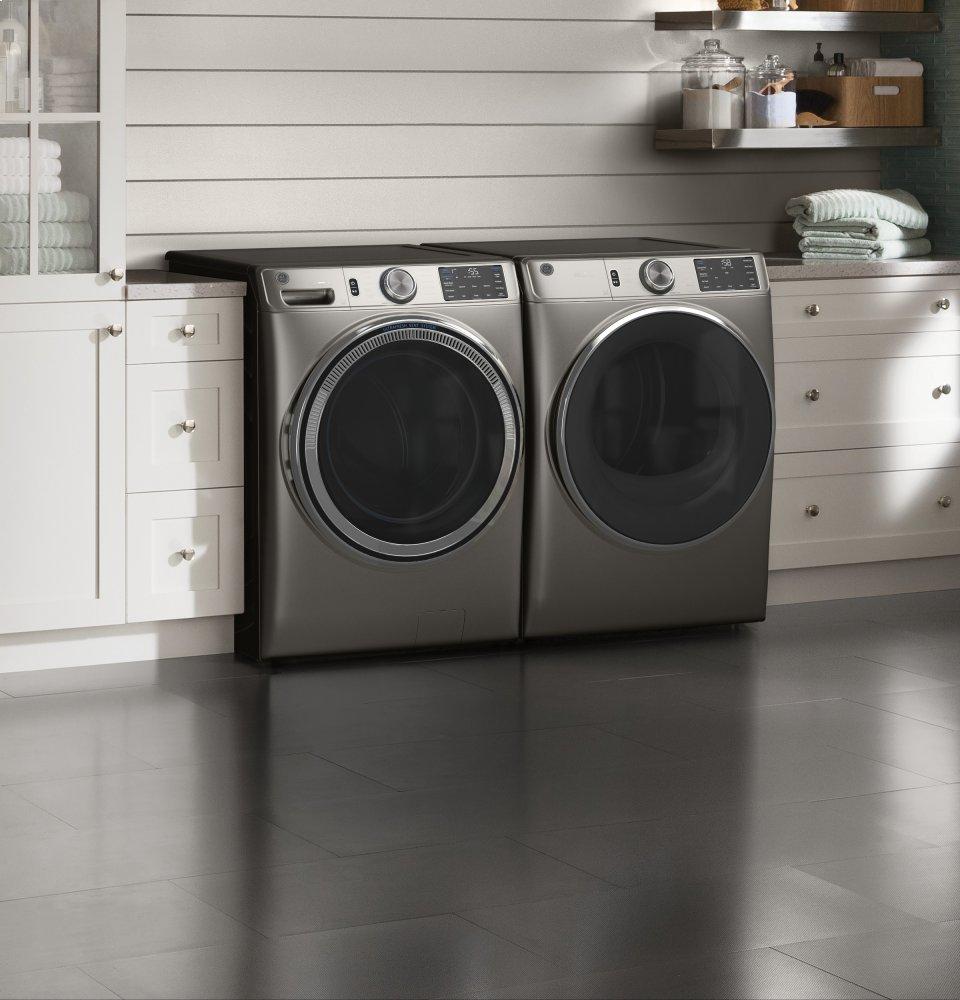 Ge Appliances GFD65ESPNSN Ge® 7.8 Cu. Ft. Capacity Smart Front Load Electric Dryer With Steam And Sanitize Cycle
