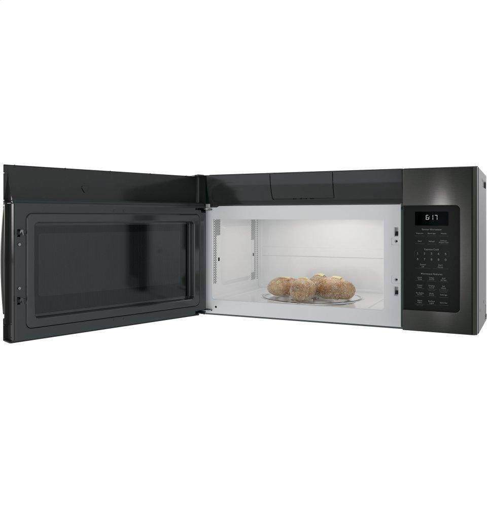 Ge Appliances JVM6175BLTS Ge® 1.7 Cu. Ft. Over-The-Range Sensor Microwave Oven
