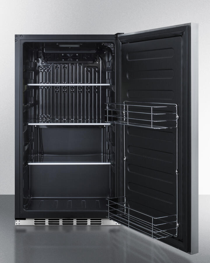 Summit FF195H34CSS Shallow Depth Built-In All-Refrigerator