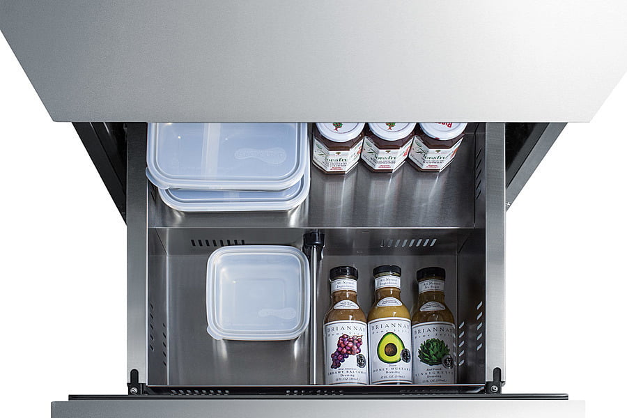 Summit ADRD24 24" Wide 2-Drawer All-Refrigerator, Ada Compliant