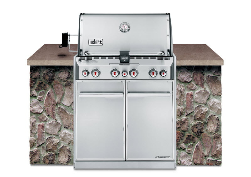Weber 7160001 Summit® S-460™ Lp Gas Grill - Stainless Steel