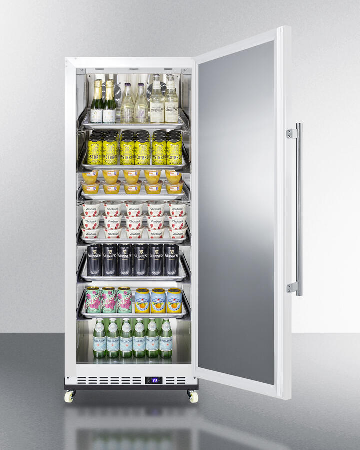 Summit FFAR12WRI 24" Wide Mini Reach-In All-Refrigerator With Dolly