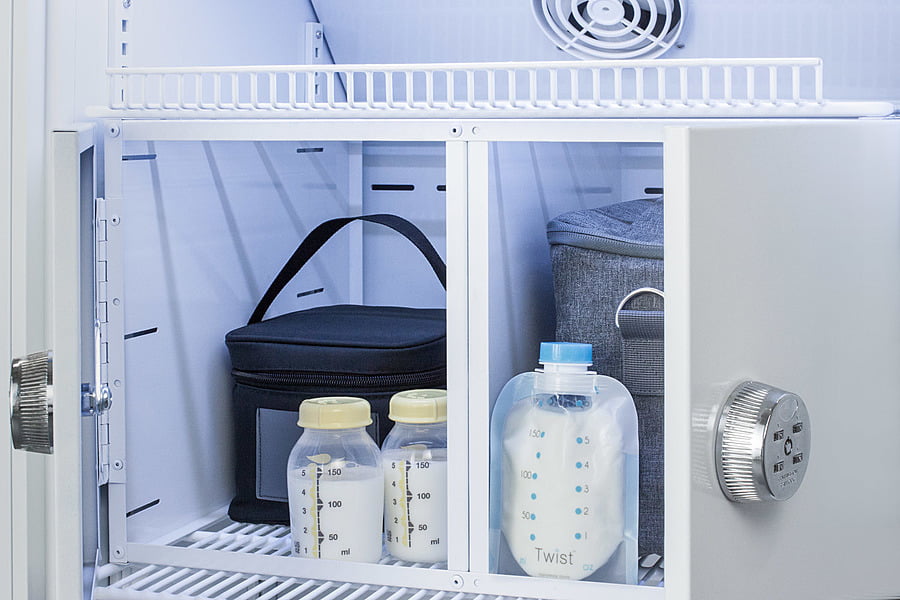 Summit MLRS8MCLK 8 Cu.Ft. Momcube Breast Milk Refrigerator