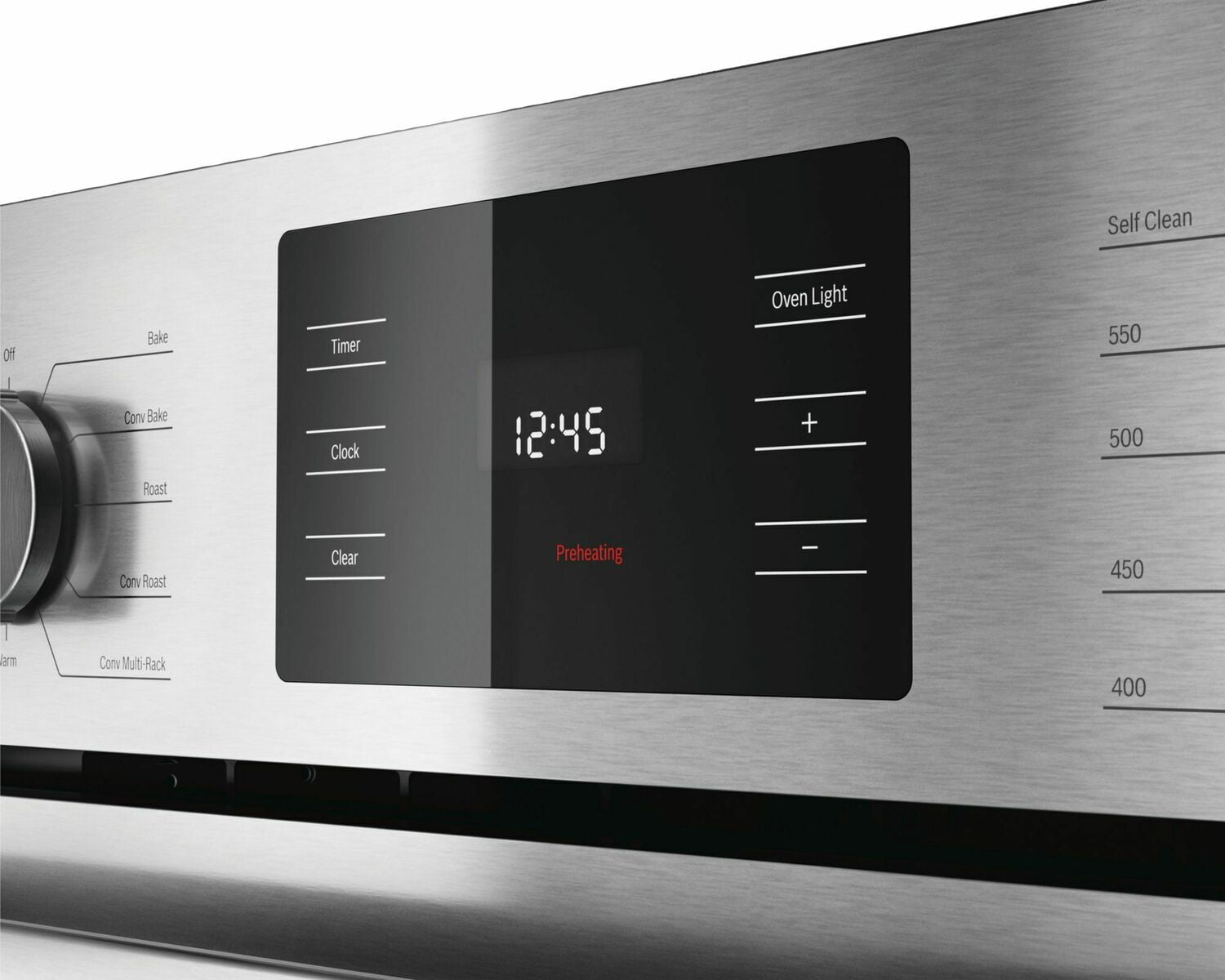 Bosch HBL5451UC 500 Series, 30", Single Wall Oven, Ss, Eu Convection, Knob Control