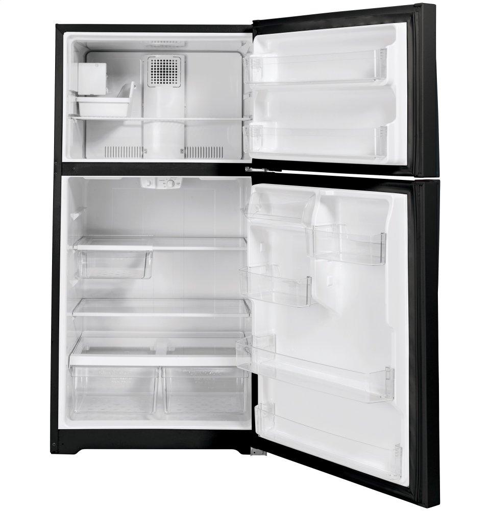 Ge Appliances GIE22JTNRBB Ge® Energy Star® 21.9 Cu. Ft. Top-Freezer Refrigerator